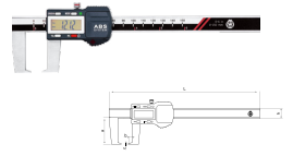 数显外沟槽卡尺