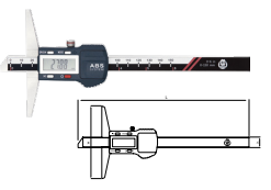 ABS 数显深度尺