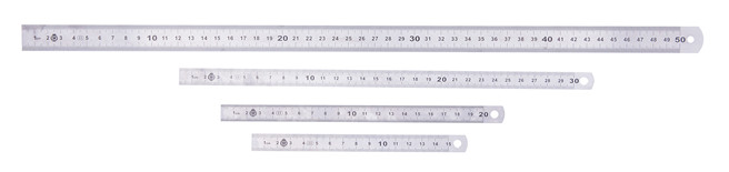 Stainless steel ruler